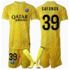 Paris Saint-Germain Matvei Safonov #39 Torwart 3rd Trikot 2024-25 Kurzarm (+ kurze hosen)